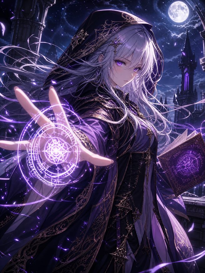 小小绘动漫-魔法少女黑月传说 · 动漫短片